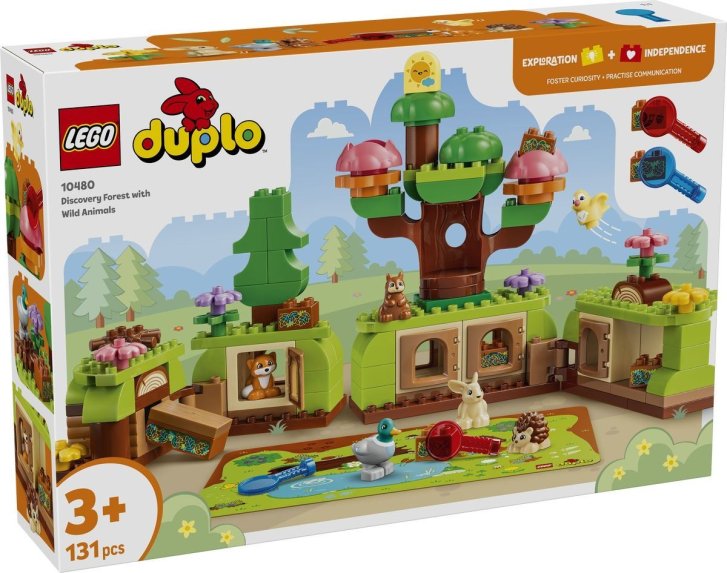 10480 Lego Duplo - Les plný objavov s divokými zvieratkami