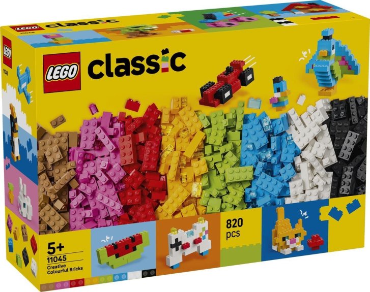 11045 Lego Classic - Kreatívne pestrofarebné kocky