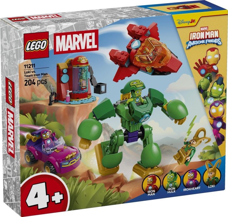 11211 Lego Marvel - Loki vs. tím Iron Mana