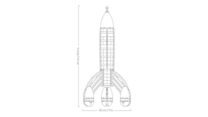 21367 Lego Ideas - Tintin a raketa na Mesiac