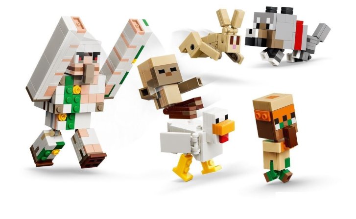 21592 Lego Minecraft - Kurací džokej a útok v púšti