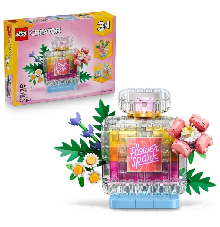 31383 Lego Creator - Flakón na parfum zdobený kvetmi