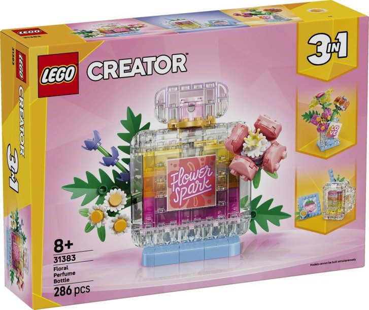 31383 Lego Creator - Flakón na parfum zdobený kvetmi