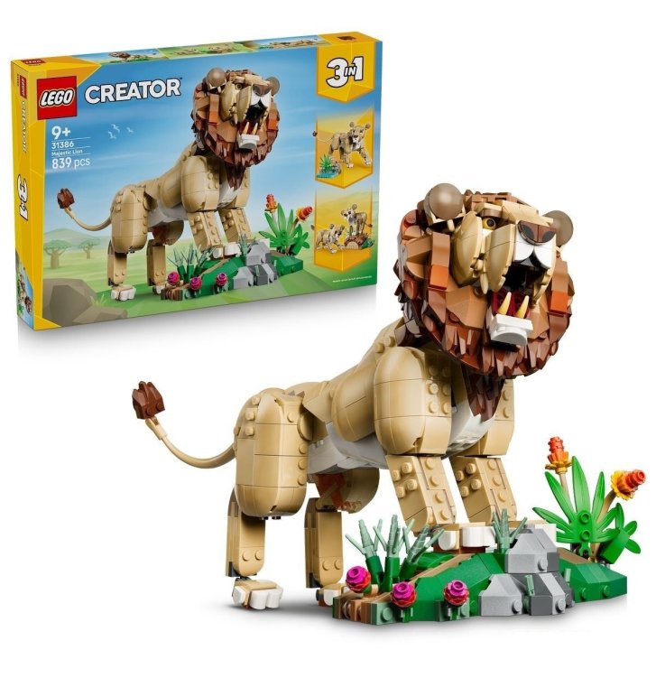 31386 Lego Creator - Divoké zvieratá: Majestátny lev