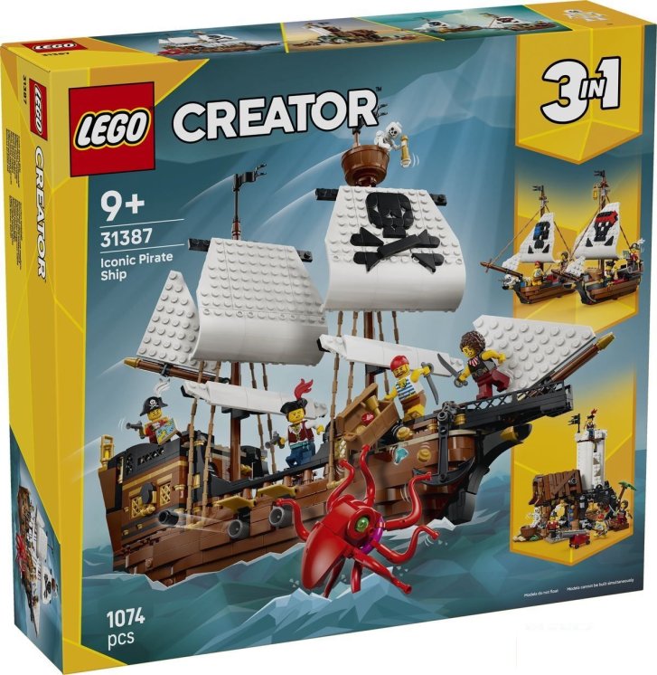 31387 Lego Creator - Ikonická pirátska loď