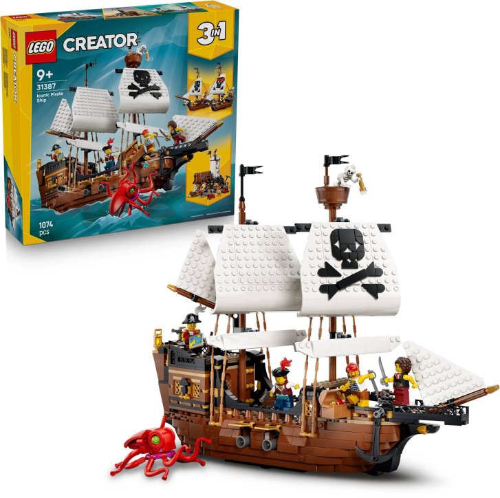 31387 Lego Creator - Ikonická pirátska loď