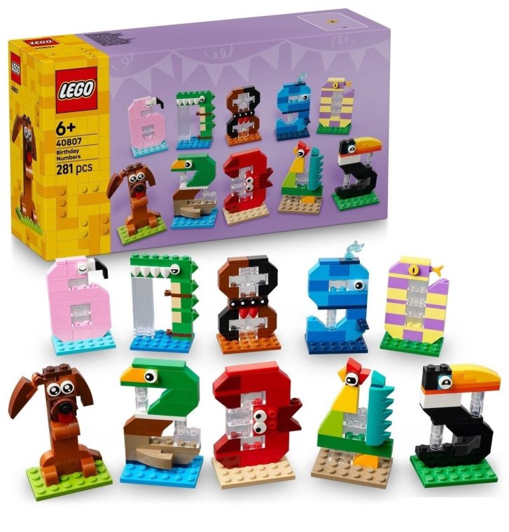 40807 Lego - Čísla na narodeniny
