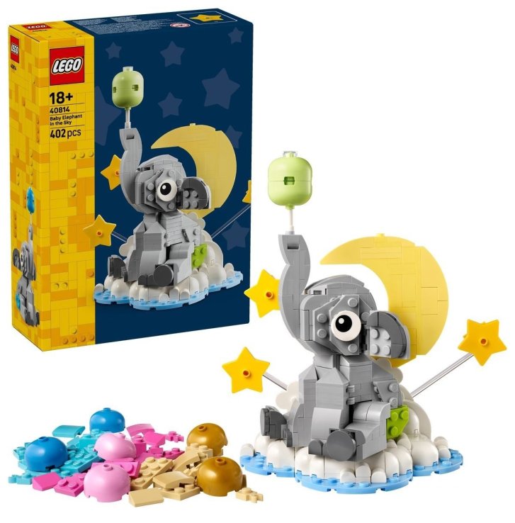 40814 Lego - Slonie mláďa na oblohe