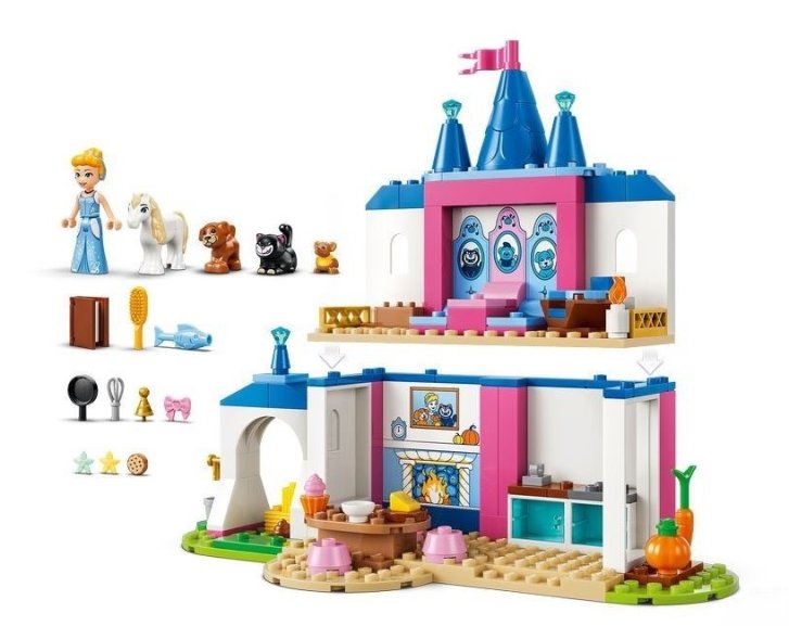 43283 Lego Disney Princess - Popoluškin zámok a zvieratká