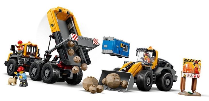 60494 Lego City - Vyklápací nákladiak a čelný nakladač