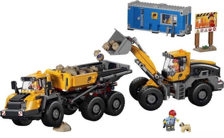 60494 Lego City - Vyklápací nákladiak a čelný nakladač