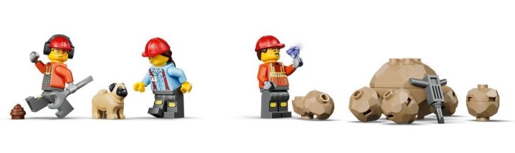 60494 Lego City - Vyklápací nákladiak a čelný nakladač