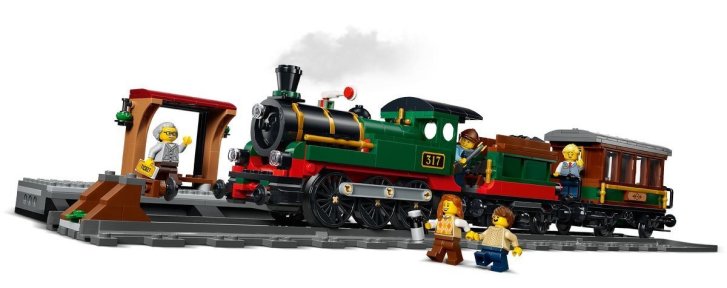 60511 Lego City - Vintage parný vlak