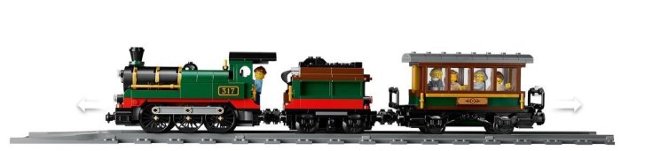 60511 Lego City - Vintage parný vlak