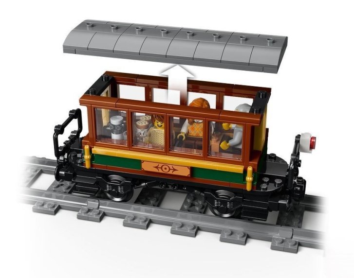 60511 Lego City - Vintage parný vlak