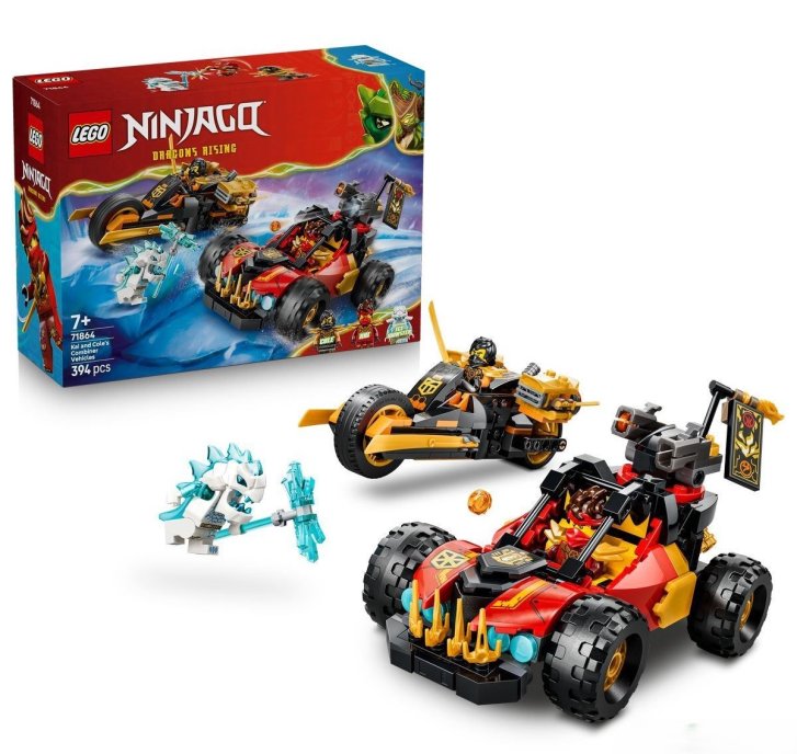 71864 Lego Ninjago - Kombinovateľné vozidlá Kaia a Colea