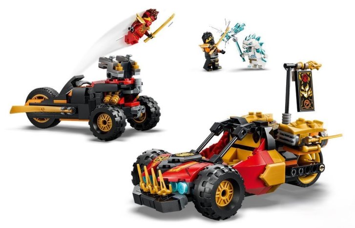 71864 Lego Ninjago - Kombinovateľné vozidlá Kaia a Colea