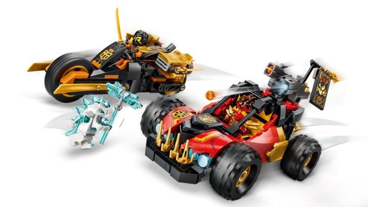 71864 Lego Ninjago - Kombinovateľné vozidlá Kaia a Colea
