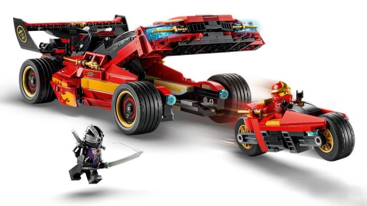 71867 Lego Ninjago - Kaiovo červené superauto: 15 rokov Ninjago