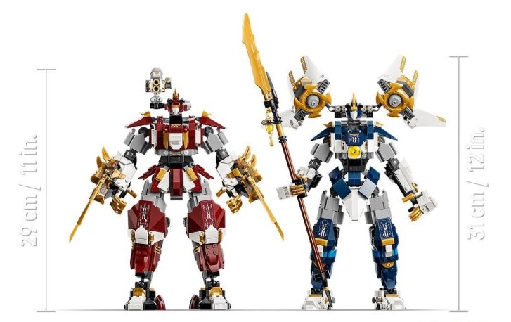 71870 Lego Ninjago - Dvojica titánskych robotov
