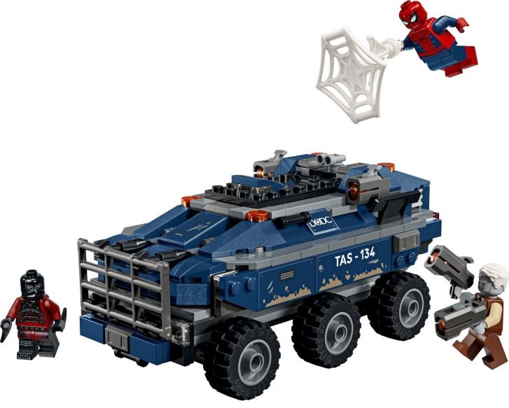 76349 Lego Marvel - Spider-Man a naháňačka väzenského transportéru