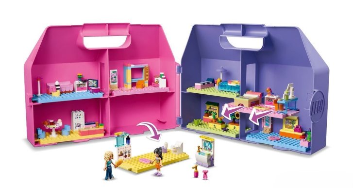 42697 Lego Friends - Kreatívny kufrík s domčekom pre bábiky