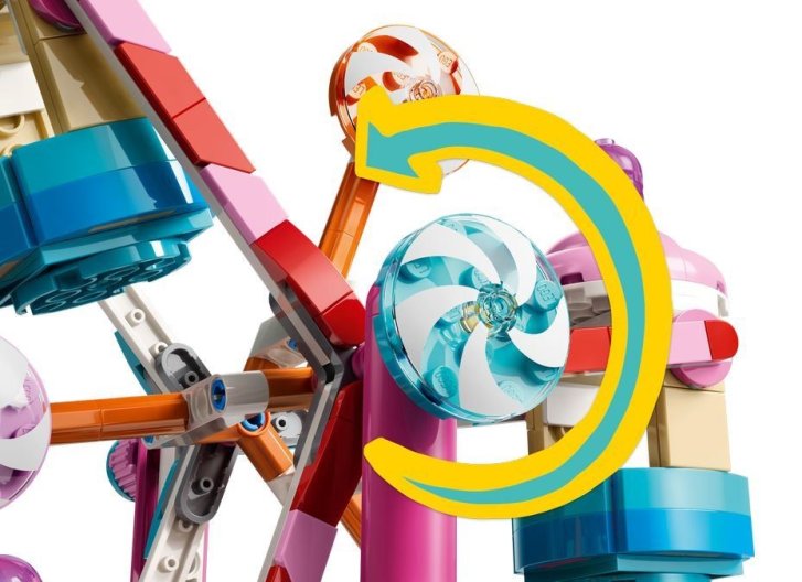 42700 Lego Friends - Kolotoč s cukrovinkami a mafinmi