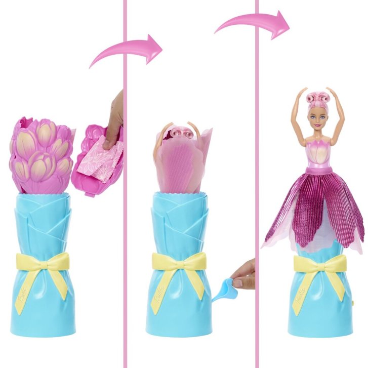 Barbie Petal POP - Kvetinové prekvapenie Tulipán