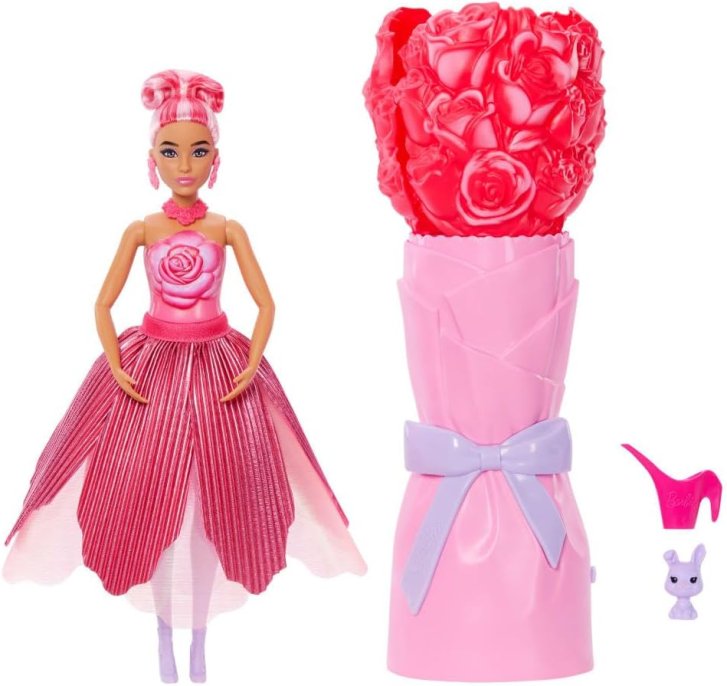 Barbie Petal POP - Kvetinové prekvapenie Ruža
