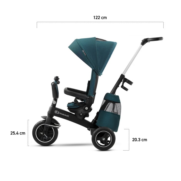 Trojkolka Easytwist – Zelená