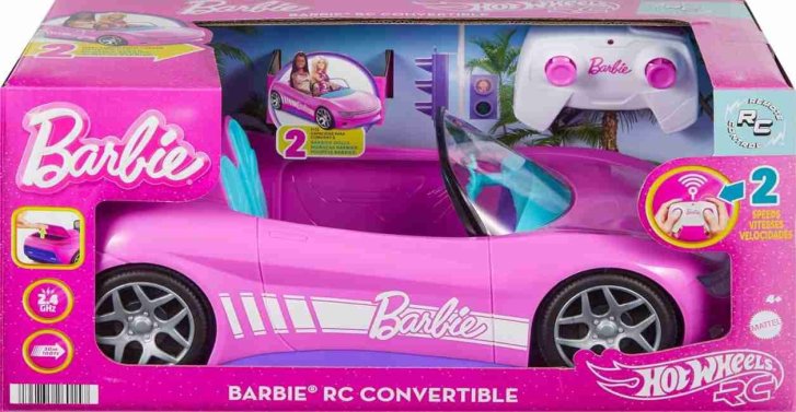 Barbie – RC Ružový kabriolet