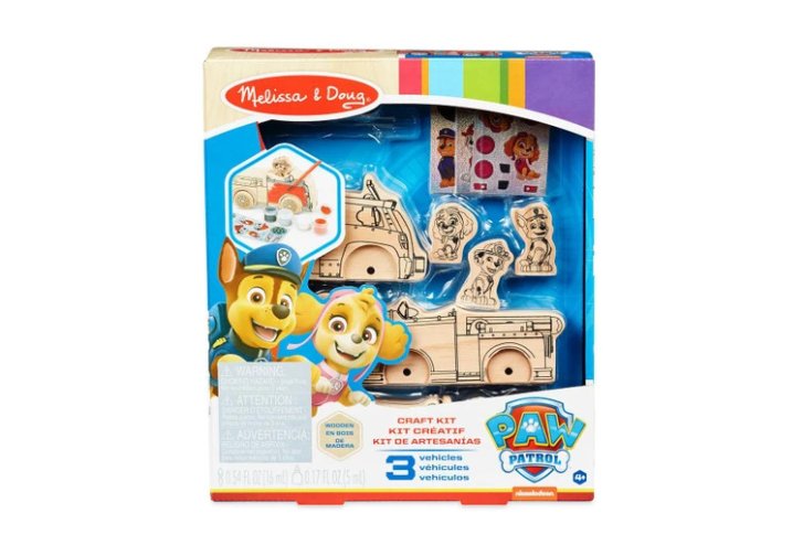 Paw Patrol - Kreatívna drevená súprava