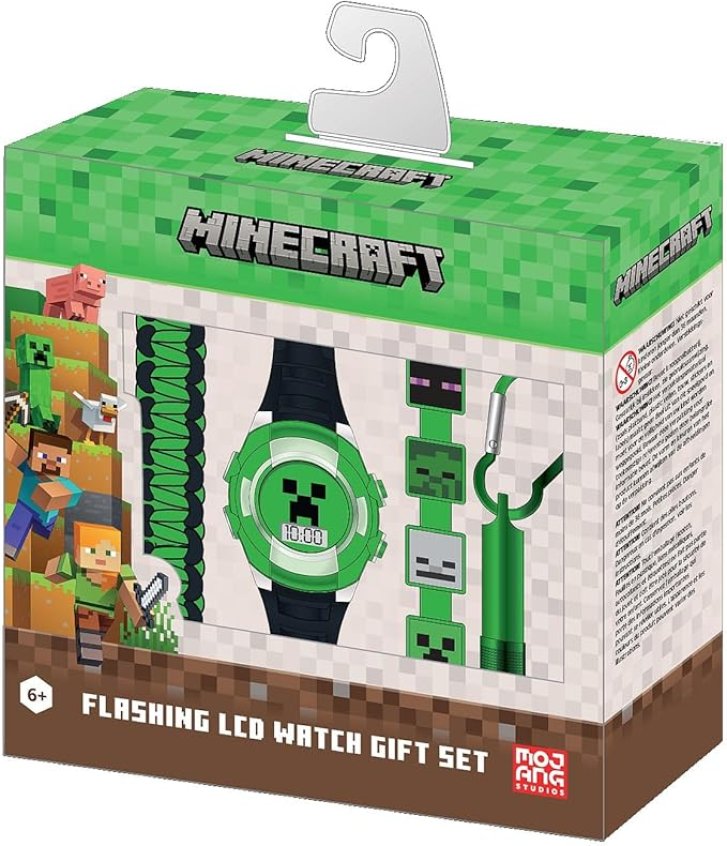 Minecraft - Súprava s hodinkami