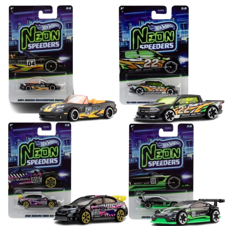 Hot Wheels – Autíčko Neon Speeders