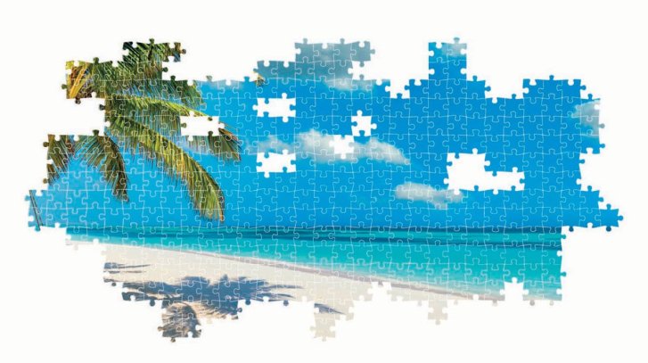 Puzzle 1000 – Hojdačka pri oceáne