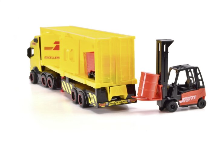 Dickie – Ťahač DHL s vysokozdvižným vozíkom