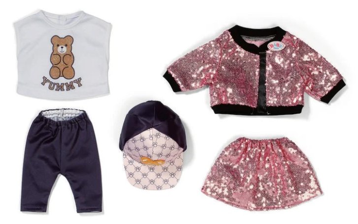 Baby Born – Trblietavé oblečenie