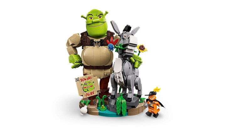 72423 Lego Shrek - Shrek, Oslík a Kocúr v čižmách