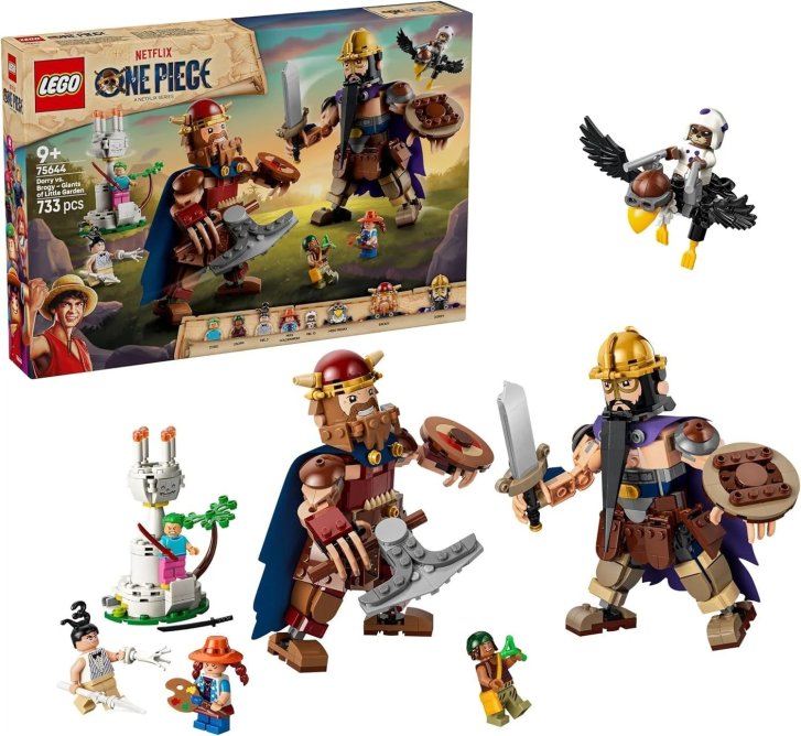 75644 Lego One Piece - Dorry vs. Brogy – Obri z Malej záhrady