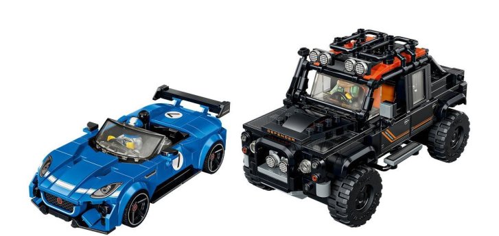 77264 Lego Speed Champions - Jaguar Project 7 a Land Rover Defender