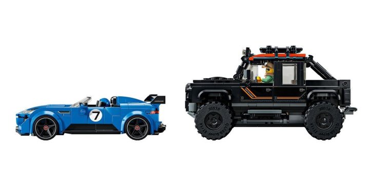 77264 Lego Speed Champions - Jaguar Project 7 a Land Rover Defender