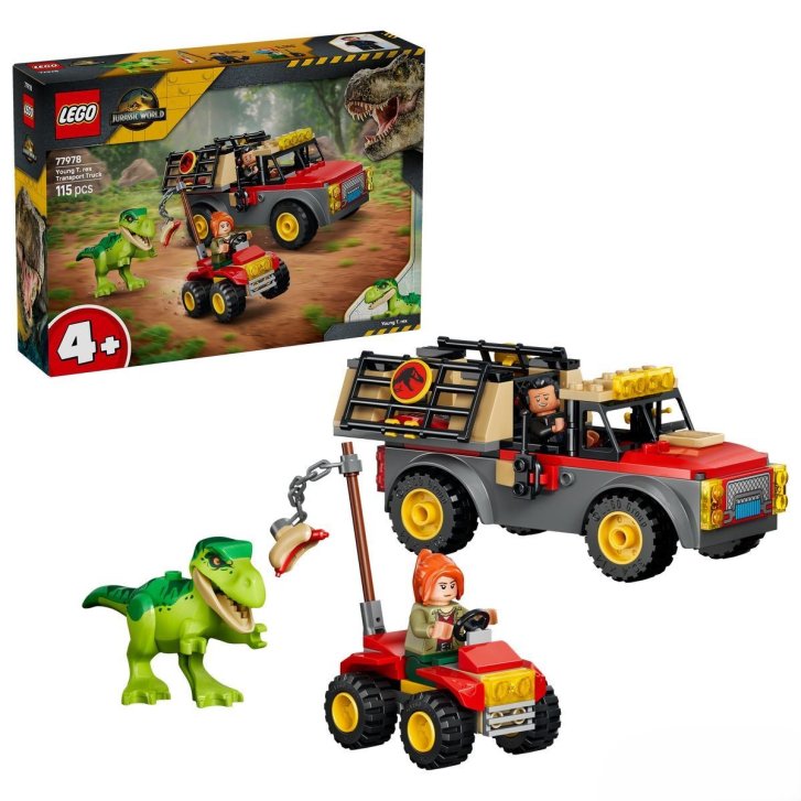 77978 Lego Jurassic World- Truck na prepravu mladého T-rexa