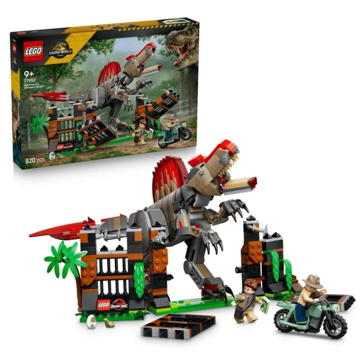 77982 Lego Jurassic World - Útek dinosaura spinosaura