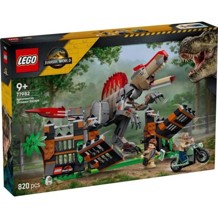 77982 Lego Jurassic World - Útek dinosaura spinosaura