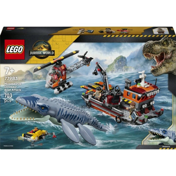 77983 Lego Jurassic World - Útok dinosaura mosasaura na loď