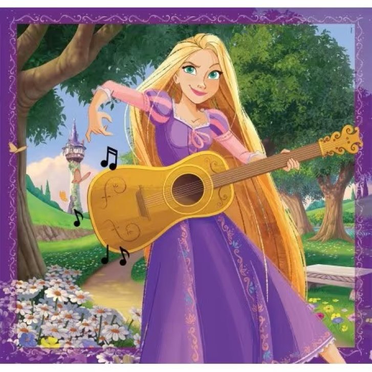 Puzzle 3x48 - Disney princezné