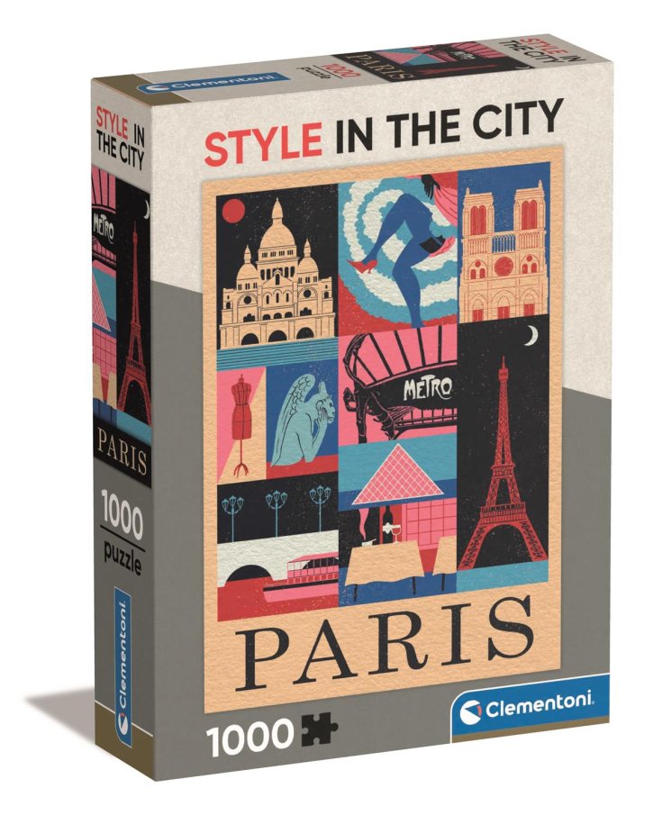 Puzzle 1000 – Štýl v meste Paríž