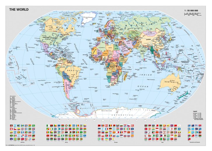 Puzzle 1000 - Politická mapa sveta