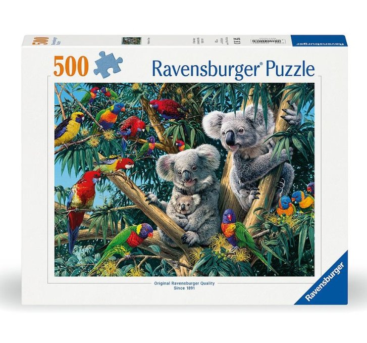 Puzzle 500 - Koaly na strome