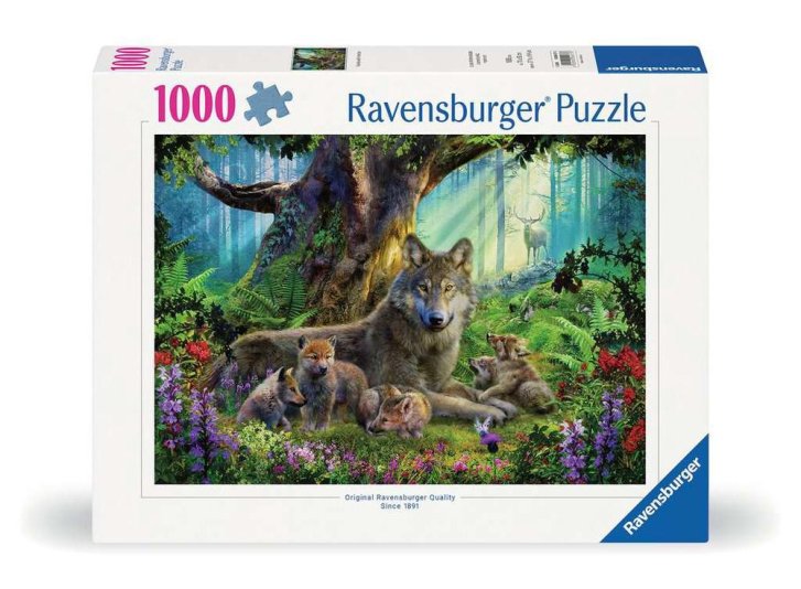 Puzzle 1000 – Vlci v lese